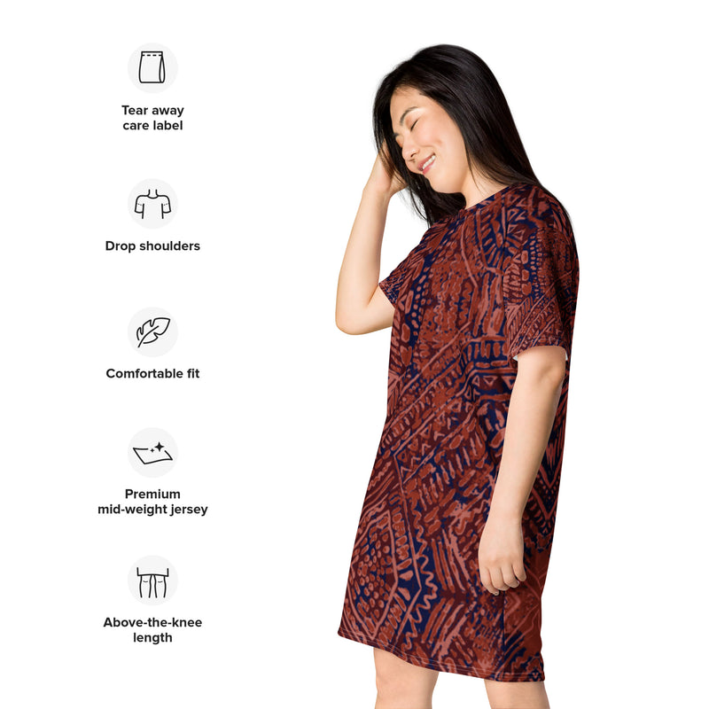 Women T-Shirt Dress - Effortlessly Stylish and Comfortable