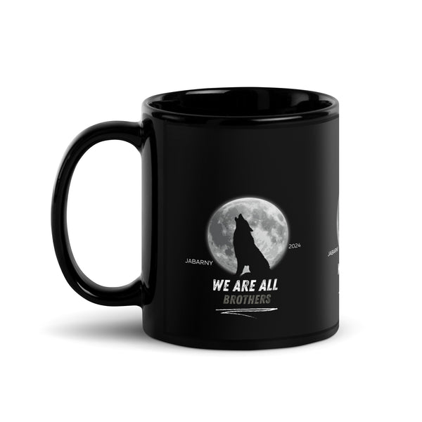 "Brothers" Black Glossy Mug | Ceramic, 11 oz & 15 oz Options