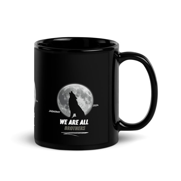 "Brothers" Black Glossy Mug | Ceramic, 11 oz & 15 oz Options