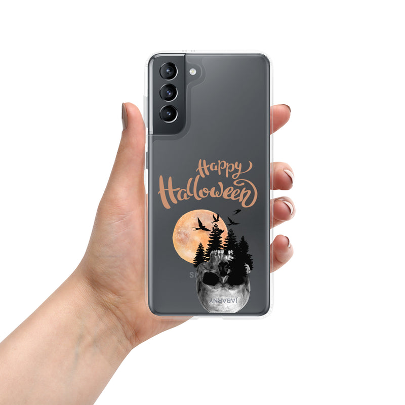 Ghostly Glow Clear Case for Samsung® – Halloween Edition