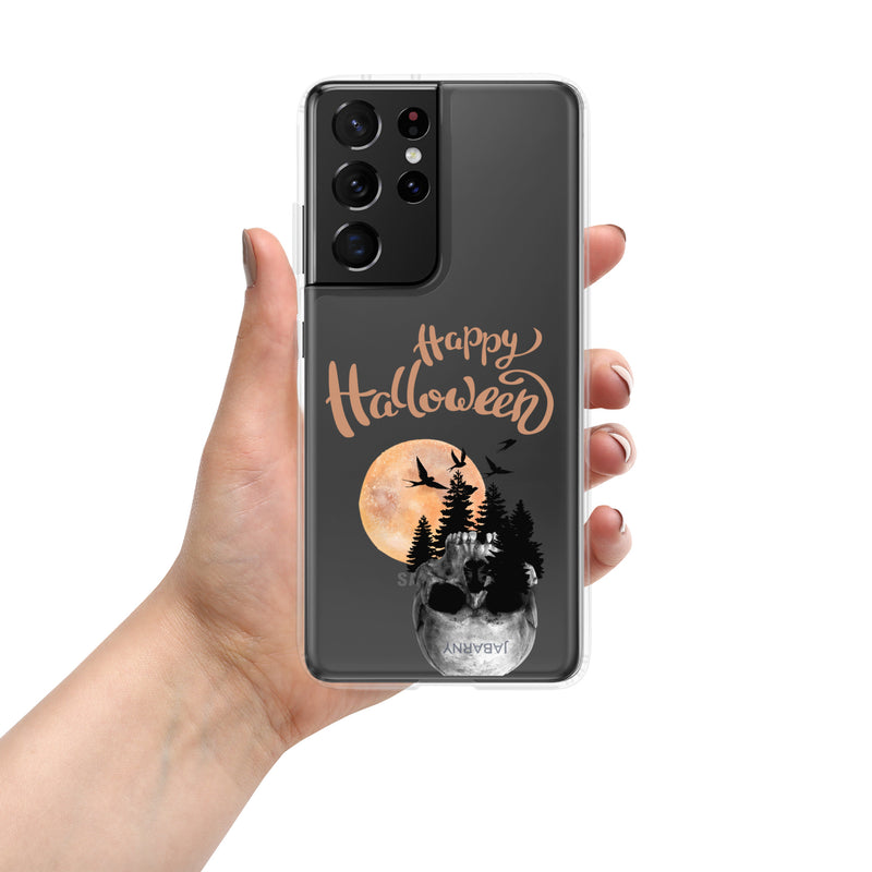 Ghostly Glow Clear Case for Samsung® – Halloween Edition