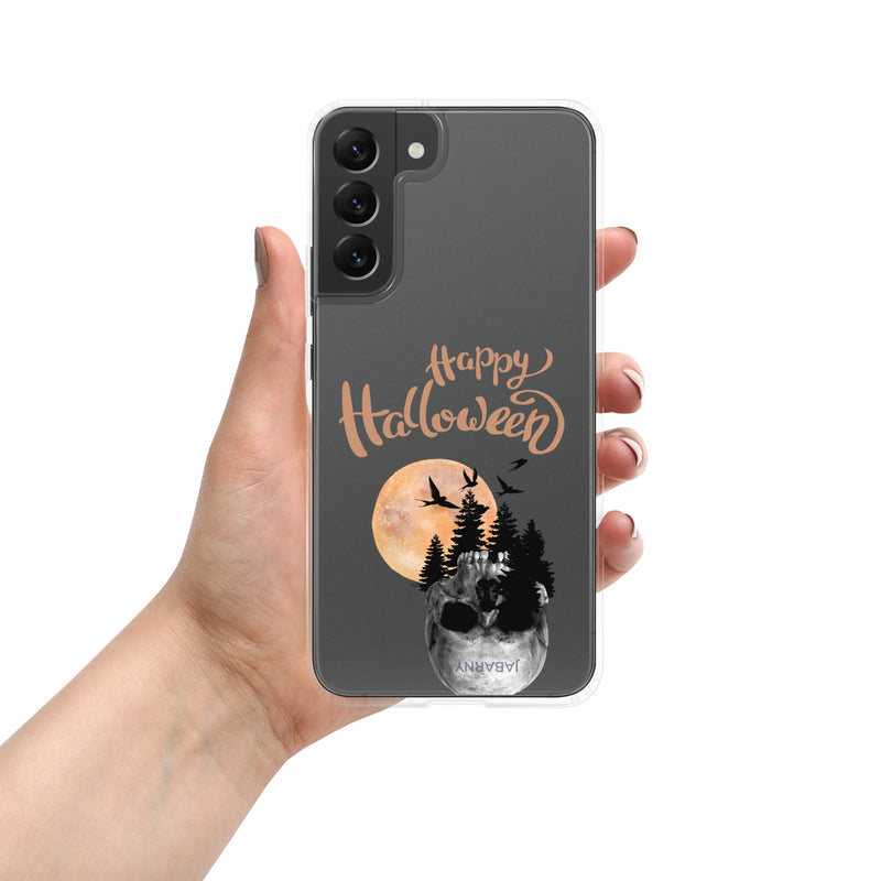 Ghostly Glow Clear Case for Samsung® – Halloween Edition