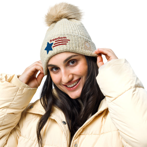 FreedomTrail Columbia Pom-Pom Beanie