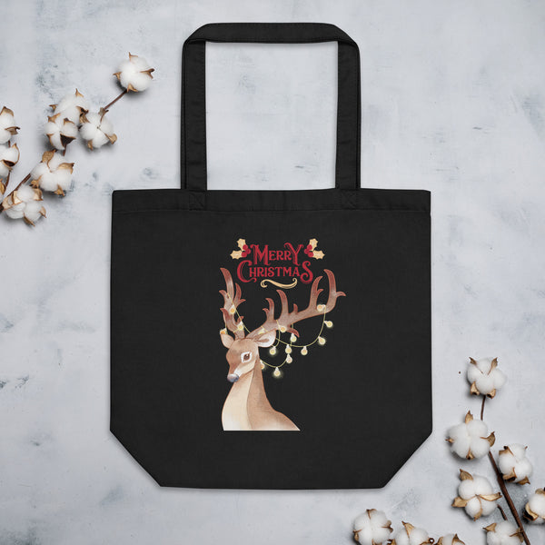 Christmas Eco Tote Bag - Sustainable and Spacious