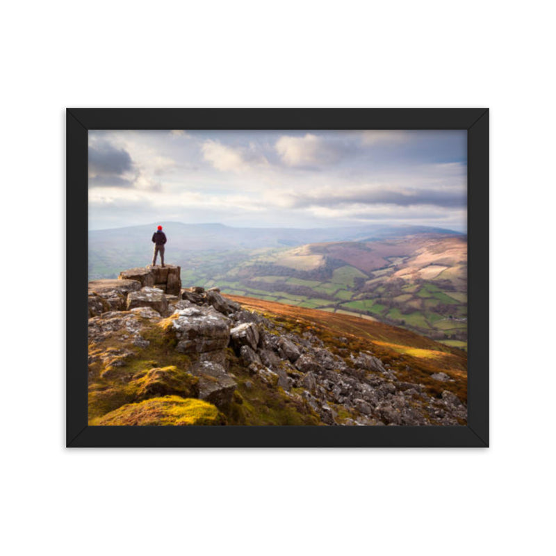 Serene Nature View Framed Poster