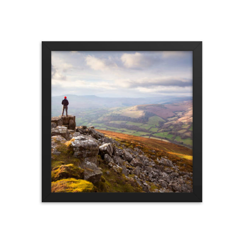 Serene Nature View Framed Poster