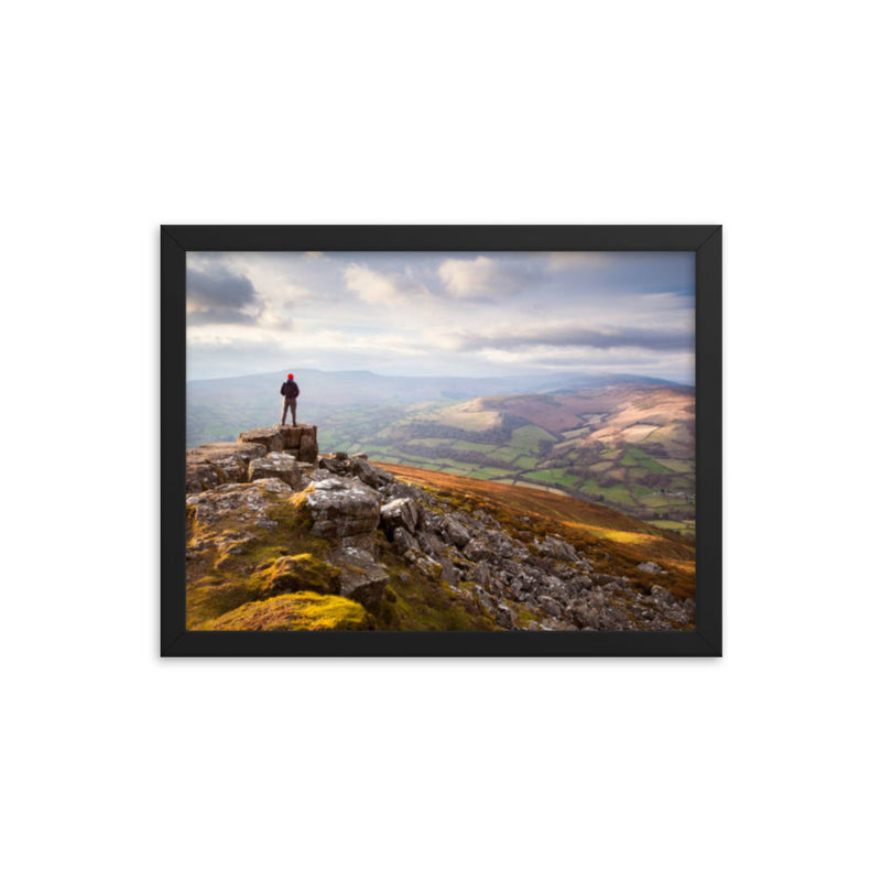 Serene Nature View Framed Poster