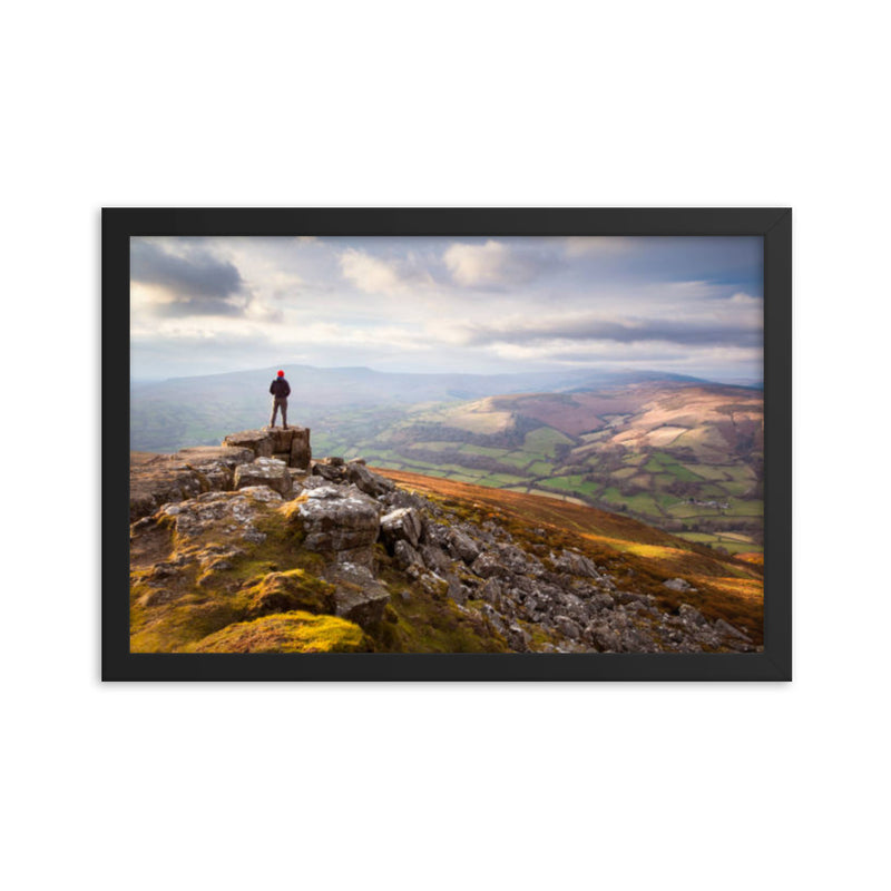 Serene Nature View Framed Poster