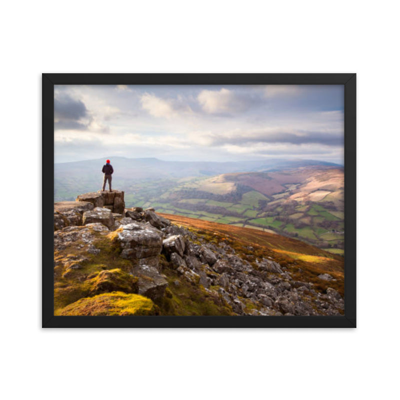 Serene Nature View Framed Poster