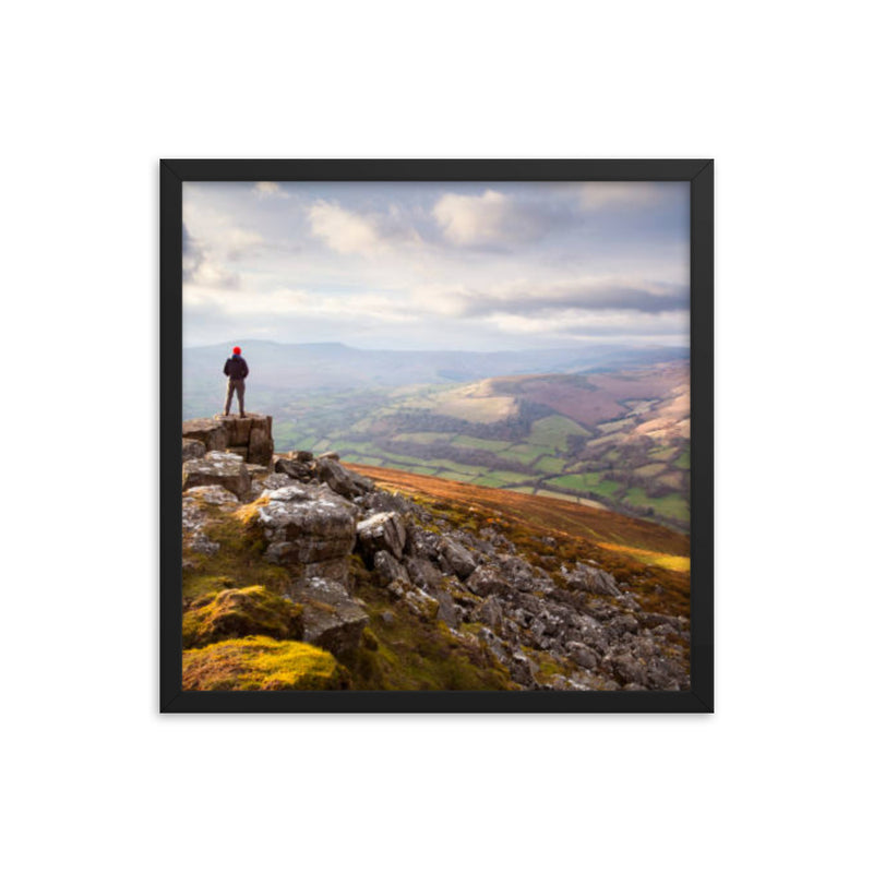 Serene Nature View Framed Poster