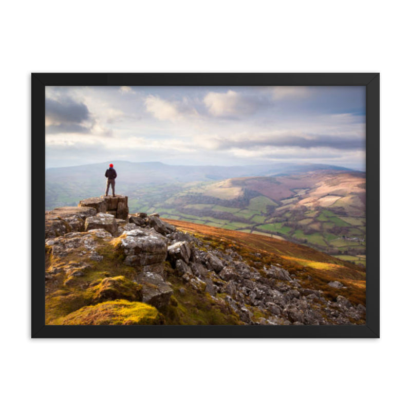 Serene Nature View Framed Poster