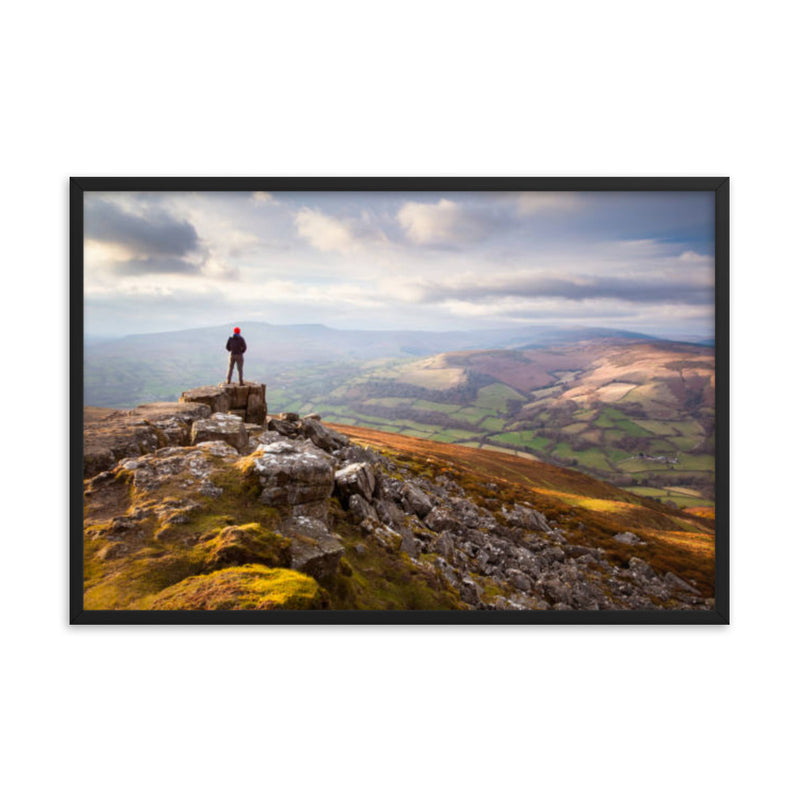 Serene Nature View Framed Poster