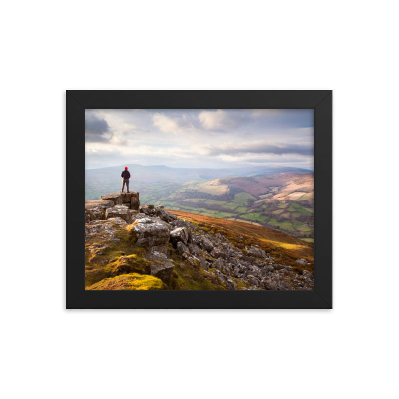 Serene Nature View Framed Poster