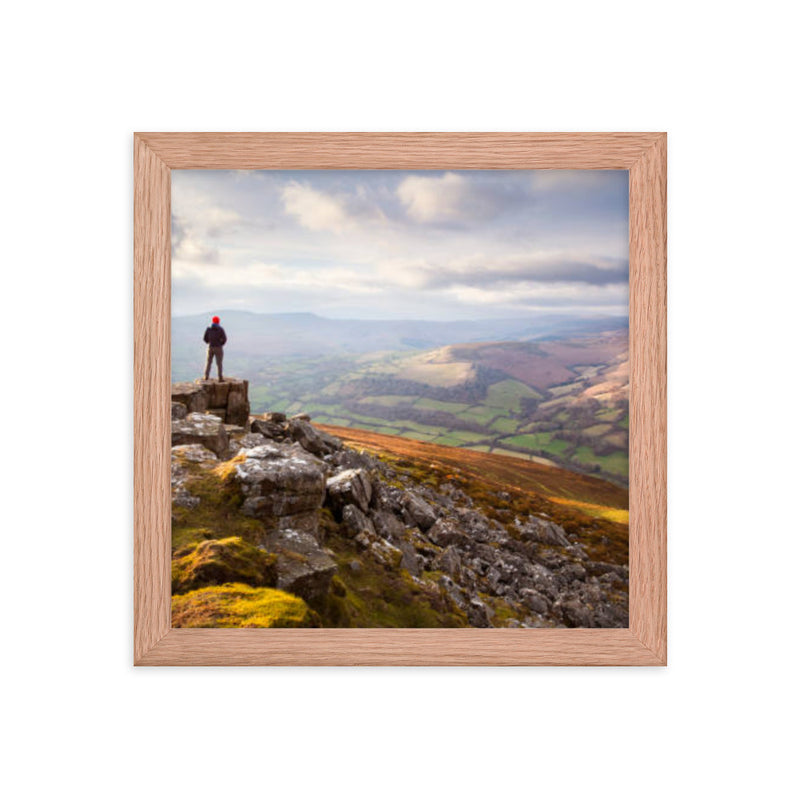 Serene Nature View Framed Poster