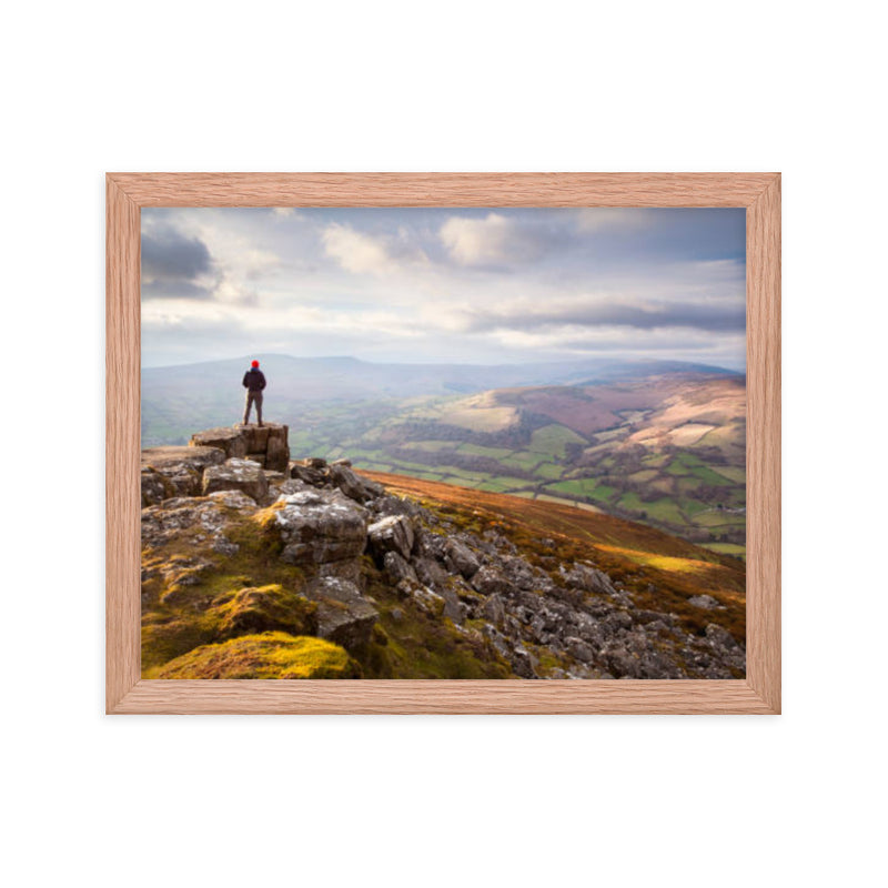 Serene Nature View Framed Poster