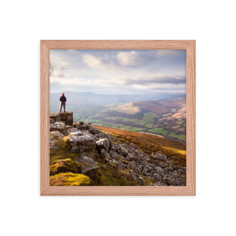 Serene Nature View Framed Poster