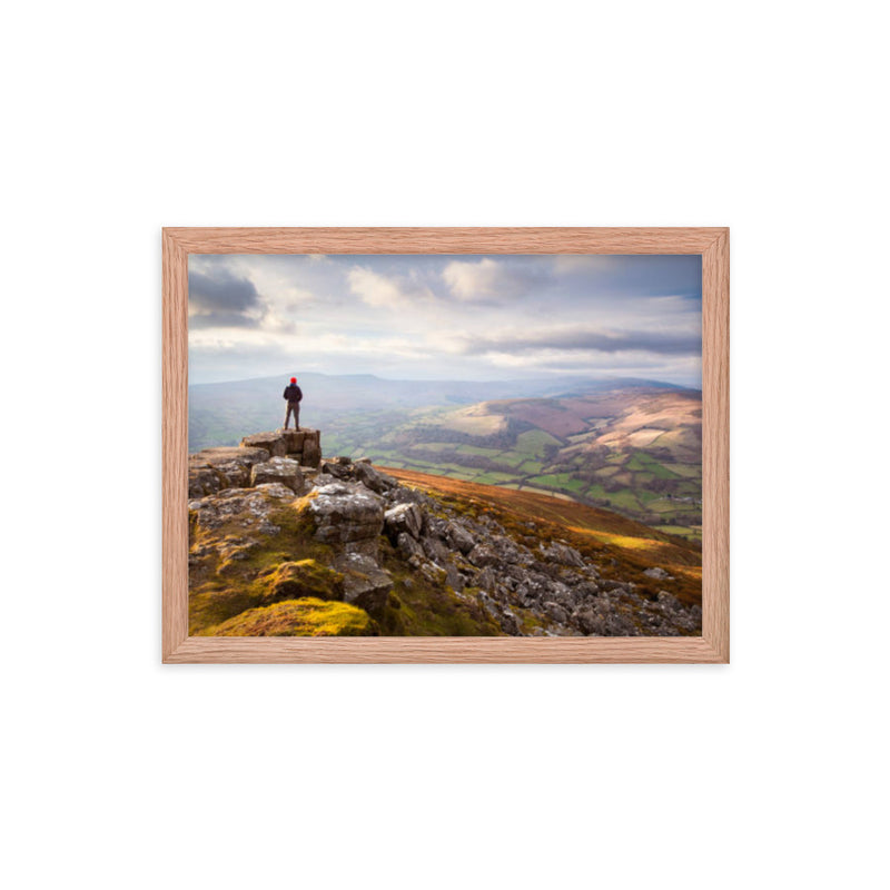 Serene Nature View Framed Poster