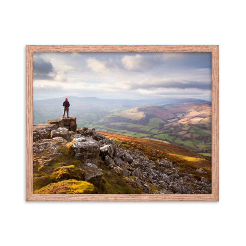 Serene Nature View Framed Poster