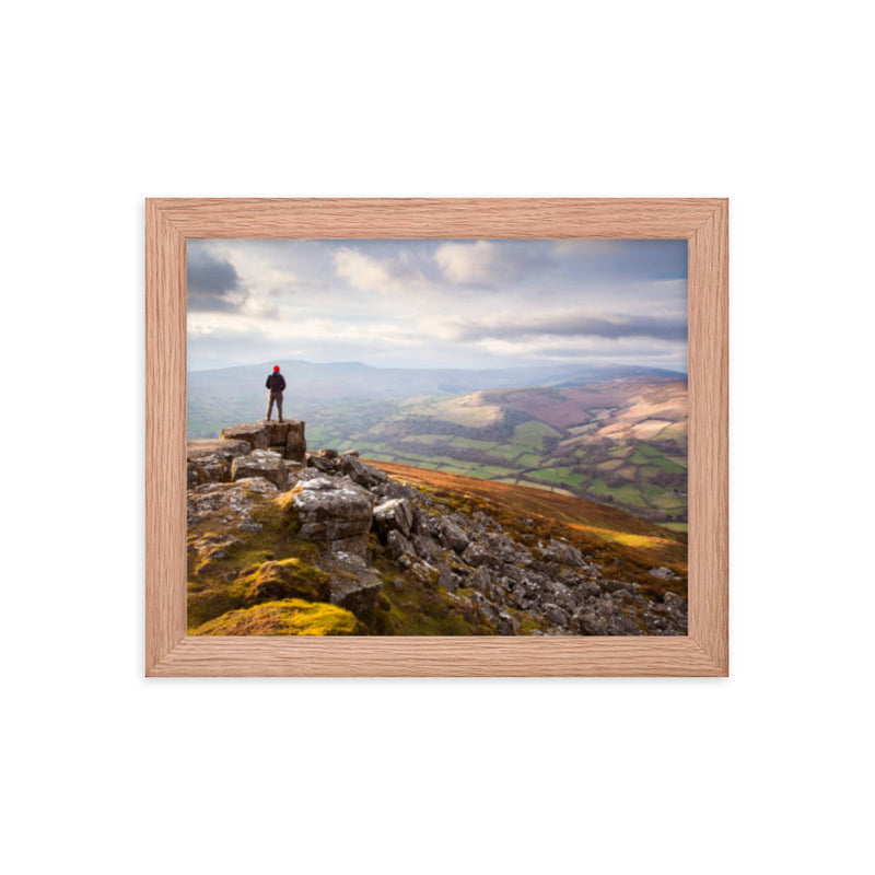 Serene Nature View Framed Poster