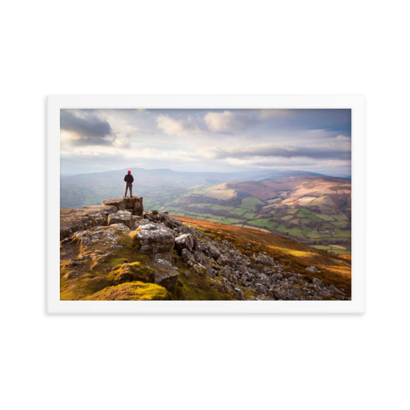 Serene Nature View Framed Poster