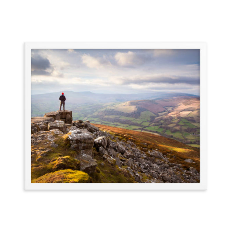 Serene Nature View Framed Poster