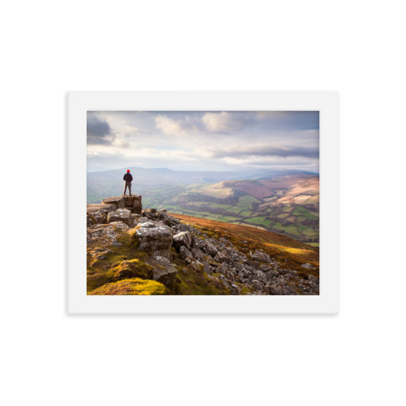 Serene Nature View Framed Poster