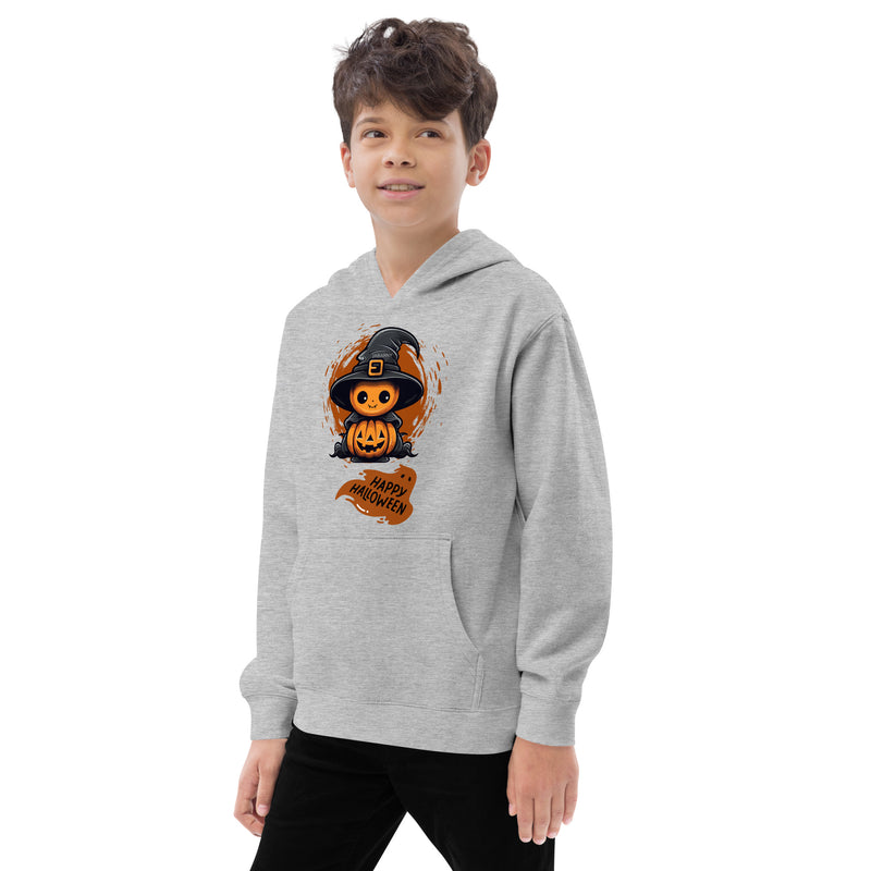 Spooky Adventure Kids Fleece Hoodie – Halloween Edition