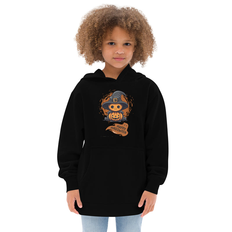 Spooky Adventure Kids Fleece Hoodie – Halloween Edition