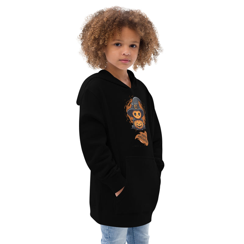 Spooky Adventure Kids Fleece Hoodie – Halloween Edition