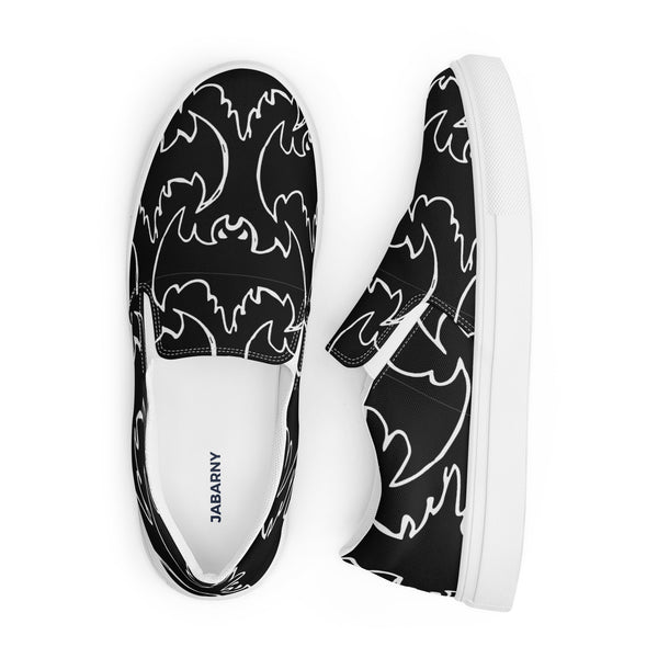 Spooky Stride Men’s Slip-On Canvas Shoes – Halloween Edition