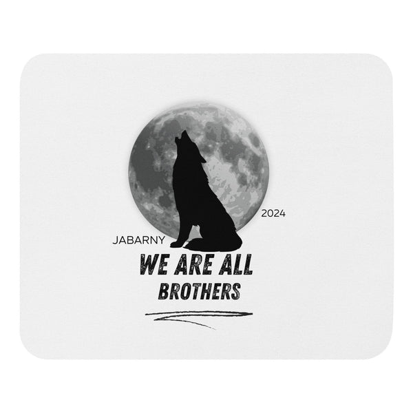 "Brothers" Mouse Pad | Soft Polyester Surface, Natural Rubber Base