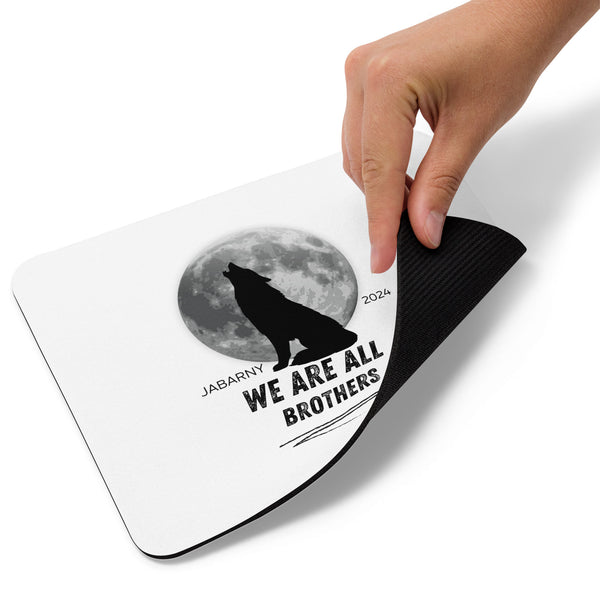 "Brothers" Mouse Pad | Soft Polyester Surface, Natural Rubber Base