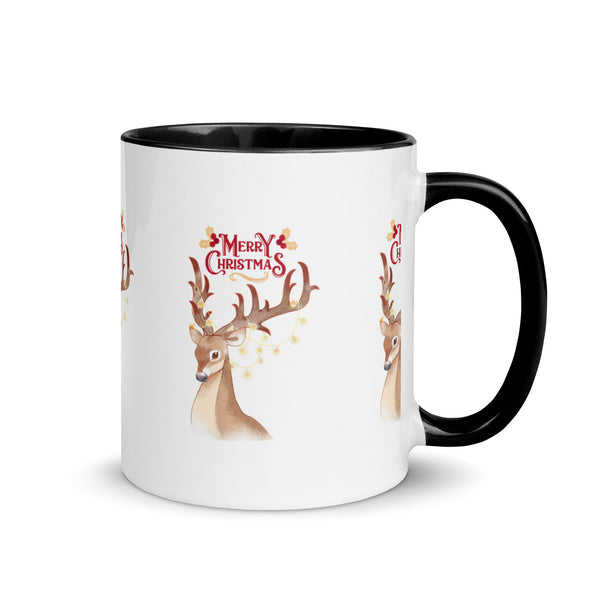 Christmas Mug with Color Inside - Vibrant and Functional