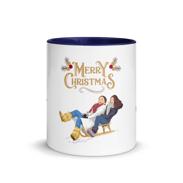 Christmas Mug with Color Inside - Vibrant and Stylish