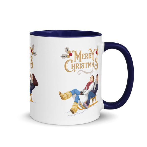 Christmas Mug with Color Inside - Vibrant and Stylish