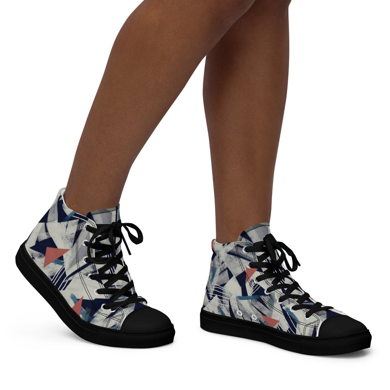 Women's High Top Canvas Shoes - Classic, Stylish, and Comfortable