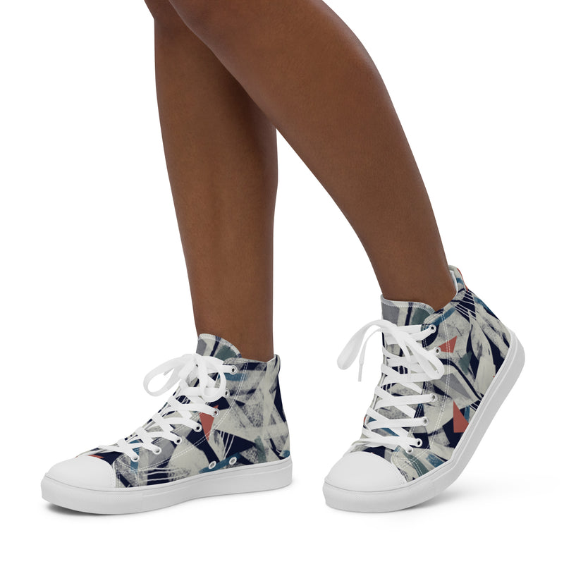 Women's High Top Canvas Shoes - Classic, Stylish, and Comfortable