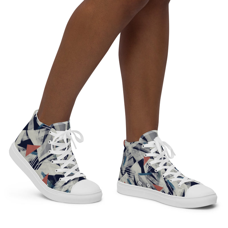 Women's High Top Canvas Shoes - Classic, Stylish, and Comfortable